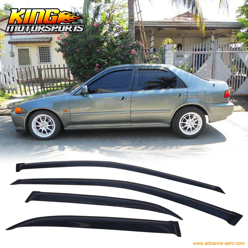 For 98-02 Honda Accord 4Dr Sedan Window Visor Vents Deflector Rain Guard 4Pcs Slim
For 98-02 Honda Accord 4Dr Sedan Window Visor Vents Deflector Rain Guard 4Pcs Slim