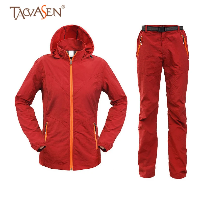 TACVASEN Wome Quick Dry Trekking Hiking Suit Outdoor Climbing Camping Sets Hunting Fishing Clothing Outdoor Jacket SH-HT-06
TACVASEN Wome Quick Dry Trekking Hiking Suit Outdoor Climbing Camping Sets Hunting Fishing Clothing Outdoor Jacket SH-HT-06