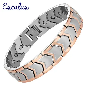 Escalus Men's Elegant Magnetic Bracelet For Men 21pcs Magnets Silver Color Stainless Steel Charm Bracelet Gift Jewelry
Escalus Men's Elegant Magnetic Bracelet For Men 21pcs Magnets Silver Color Stainless Steel Charm Bracelet Gift Jewelry