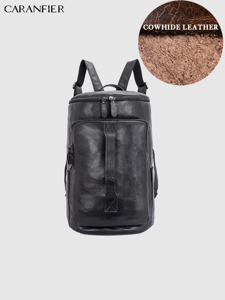 CARANFIER Mens Backpack Genuine Cowhide Leather Vintage Travel Bags Women Solid Weekend Knapsack 15 Inches Computer School Bags
CARANFIER Mens Backpack Genuine Cowhide Leather Vintage Travel Bags Women Solid Weekend Knapsack 15 Inches Computer School Bags