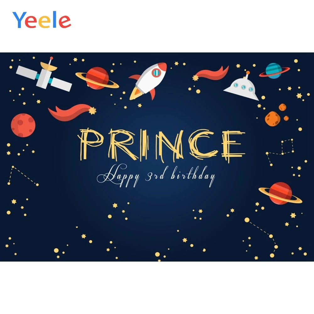 Yeele Vinyl Baby 3rd Birthday Party Planet Spaceship Photography Backdrop Children Boy Photographic Backgrounds Photo Studio
Yeele Vinyl Baby 3rd Birthday Party Planet Spaceship Photography Backdrop Children Boy Photographic Backgrounds Photo Studio
