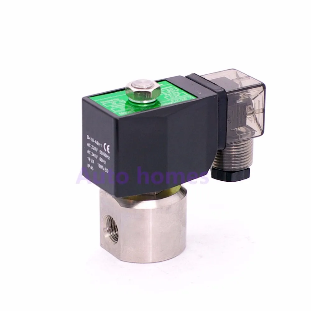2 way water high pressure solenoid valve 1/4" Orifice 1.2mm/2mm N.C car wash pump valve SPG-01/SPG-02 200bar/100bar
2 way water high pressure solenoid valve 1/4" Orifice 1.2mm/2mm N.C car wash pump valve SPG-01/SPG-02 200bar/100bar