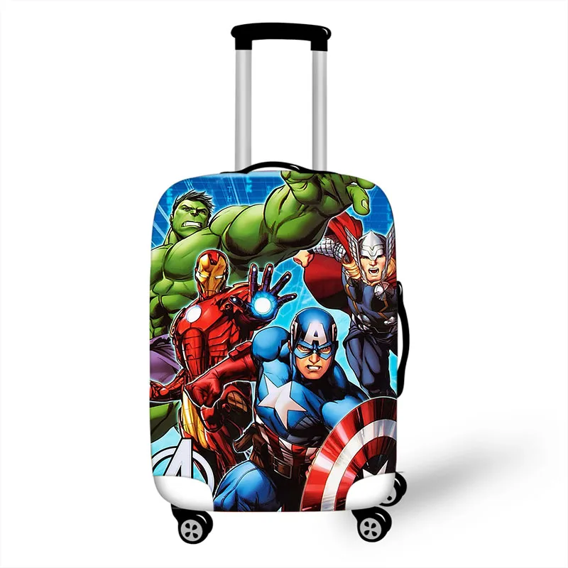 

18''-32' Superhero Hulk Iron Man Thick Luggage Cover Accessories Elastic Suitcase Cover Travel Trolley Case Protective Covers