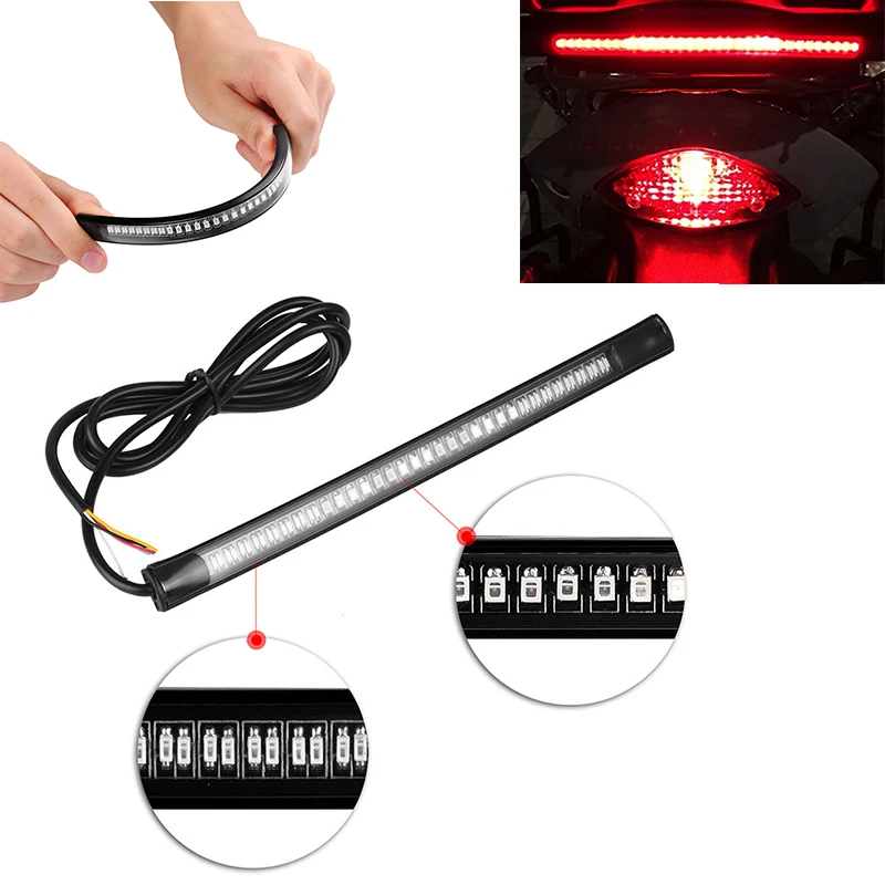 Motorcycle Flexible Strip Led Brake Stop Turn Signal Direction Indicator Light For Sportster XL 883 1200 Touring Dyna
Motorcycle Flexible Strip Led Brake Stop Turn Signal Direction Indicator Light For Sportster XL 883 1200 Touring Dyna