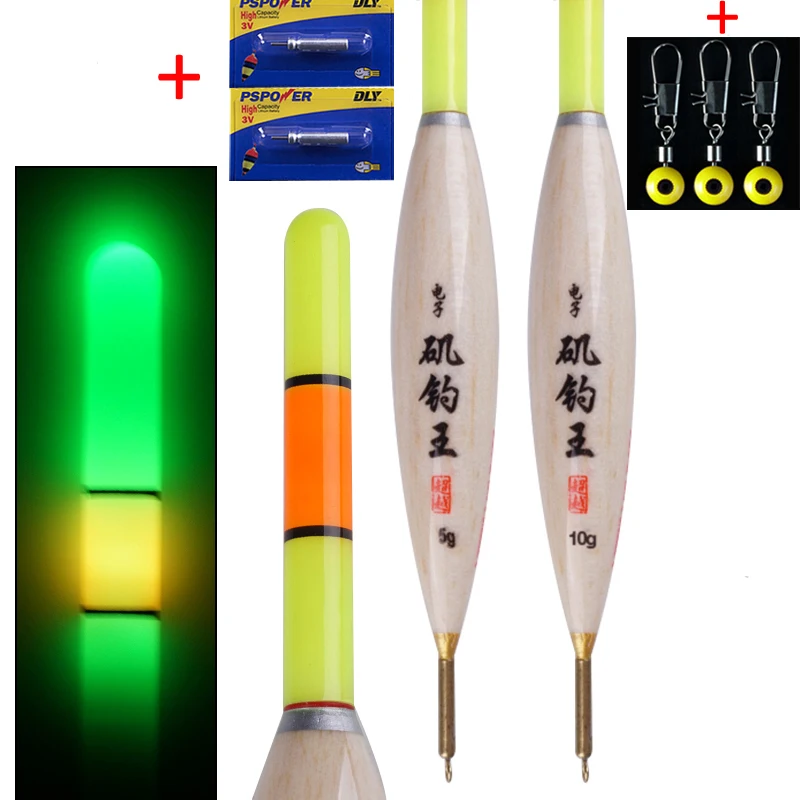 2pcs/lot Fishing Float LED Electric Float Light Fishing Tackle Luminous Bobber Night Electronic Float Fishing Buoy Fishing Tools
2pcs/lot Fishing Float LED Electric Float Light Fishing Tackle Luminous Bobber Night Electronic Float Fishing Buoy Fishing Tools