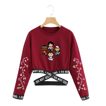 Stranger Things Crop Sweatshirts O-neck Fashion short sweatshirts sexy Hip Hop Print Oversize Stranger Things Clothes for women
Stranger Things Crop Sweatshirts O-neck Fashion short sweatshirts sexy Hip Hop Print Oversize Stranger Things Clothes for women
