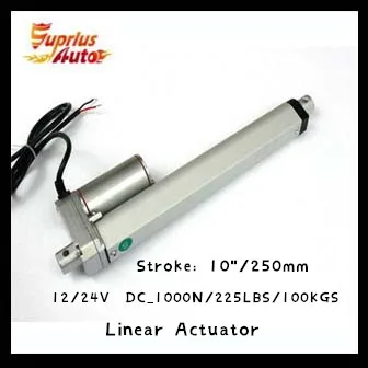 Low Price : 12V/24V DC ,10inch/250mm, 1000N/100kgs load linear actuators For cars By Express with mounting brackets!!!
Low Price : 12V/24V DC ,10inch/250mm, 1000N/100kgs load linear actuators For cars By Express with mounting brackets!!!