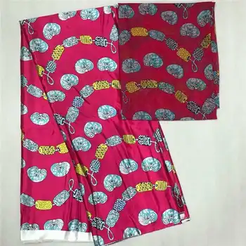 Wax Pattern 4yard Satin Soft Silk and 2yard chiffon Fabric Set Wholesale In African Wax Pattern Silk Material Soft Ankara Prints
Wax Pattern 4yard Satin Soft Silk and 2yard chiffon Fabric Set Wholesale In African Wax Pattern Silk Material Soft Ankara Prints