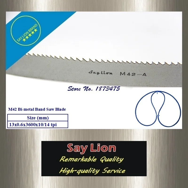 3600 (3700)x13x0.6x10/14T(6/10T) Bi-metal band saw blades , fine teeth HSS M42 Bi-Metal bandsaw
3600 (3700)x13x0.6x10/14T(6/10T) Bi-metal band saw blades , fine teeth HSS M42 Bi-Metal bandsaw