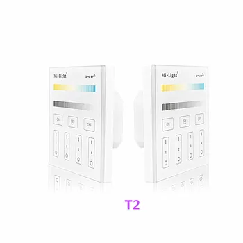 AC 110~180~240V Mi Light 4-Zone CCT Adjust Smart Panel Remote Controller T2 for Mi Light Dual White LED Bulbs/Controller Series
AC 110~180~240V Mi Light 4-Zone CCT Adjust Smart Panel Remote Controller T2 for Mi Light Dual White LED Bulbs/Controller Series