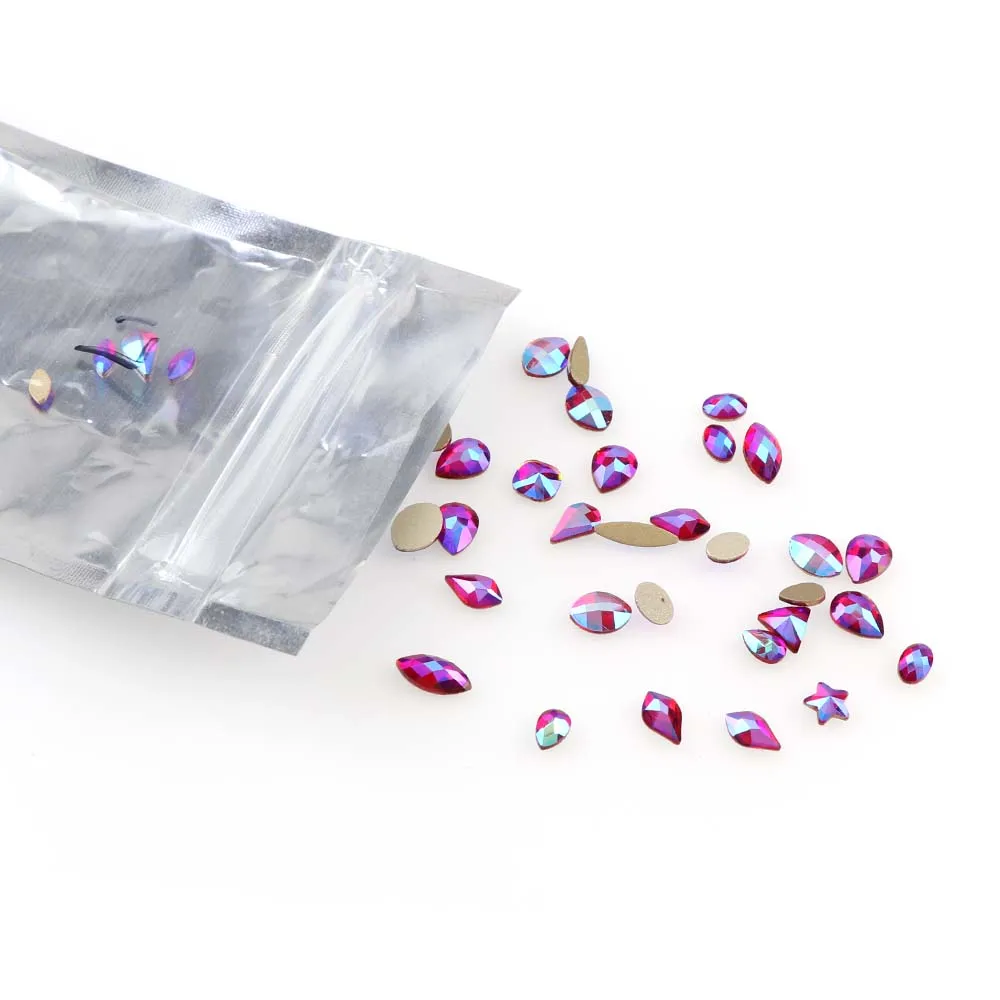 About 20pcs 4-10mm Mix Shape Clear/Clear AB/Red AB Glass Flatback Bottom Rhinestones For DIY Nail Art Jewelry Decorations
About 20pcs 4-10mm Mix Shape Clear/Clear AB/Red AB Glass Flatback Bottom Rhinestones For DIY Nail Art Jewelry Decorations