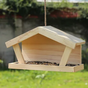 29x10x16 cm Outdoor villa balcony bird food feeder Waterproof Hanging Container Pet Supplies wild bird protection HW055
29x10x16 cm Outdoor villa balcony bird food feeder Waterproof Hanging Container Pet Supplies wild bird protection HW055