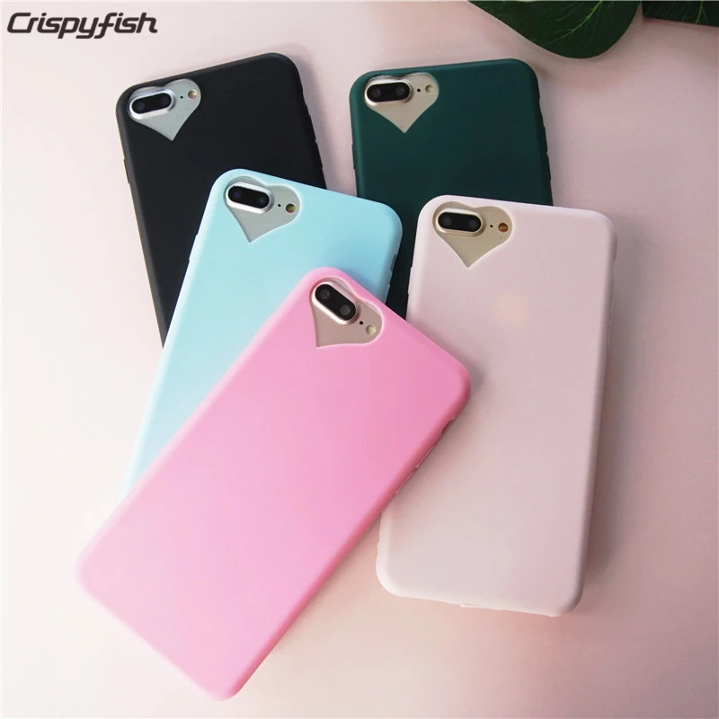Crispyfish Love Shape Plain Ultra Thin Simple Case For iPhone 6 6s Soft TPU Silicone Plain Case Cover For iphone 7 8 X 5 5s
Crispyfish Love Shape Plain Ultra Thin Simple Case For iPhone 6 6s Soft TPU Silicone Plain Case Cover For iphone 7 8 X 5 5s