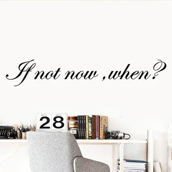 New Quotes phrases wall stickerVinyl Waterproof Wall Art Decal Kids Room Bedroom Nature Decor Decal If Not Now When sentence
New Quotes phrases wall stickerVinyl Waterproof Wall Art Decal Kids Room Bedroom Nature Decor Decal If Not Now When sentence