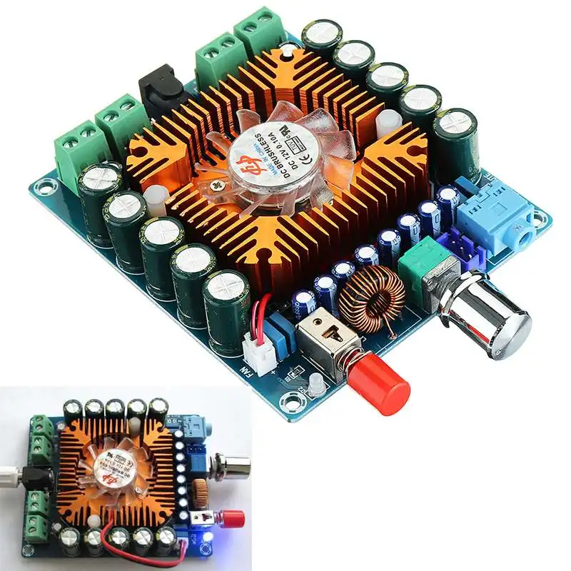LEORY DC 12V-16V TDA7850 4 Channel 4x50W HIFI Car Stereo Digital Amplifier Board with fan 10 inch speaker High quality
LEORY DC 12V-16V TDA7850 4 Channel 4x50W HIFI Car Stereo Digital Amplifier Board with fan 10 inch speaker High quality