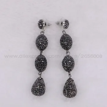 Three Rhinestone link long dangle earring Party drop earrings wholesale druzy earring Dress up women jewelry 2113
Three Rhinestone link long dangle earring Party drop earrings wholesale druzy earring Dress up women jewelry 2113