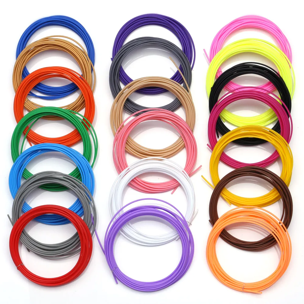 20 Color Or 10 Color/Set 3D Pen Filament PCL 1.75mm Plastic Rubber Printing Material For Low Temperature 3 D Printer Pens
20 Color Or 10 Color/Set 3D Pen Filament PCL 1.75mm Plastic Rubber Printing Material For Low Temperature 3 D Printer Pens