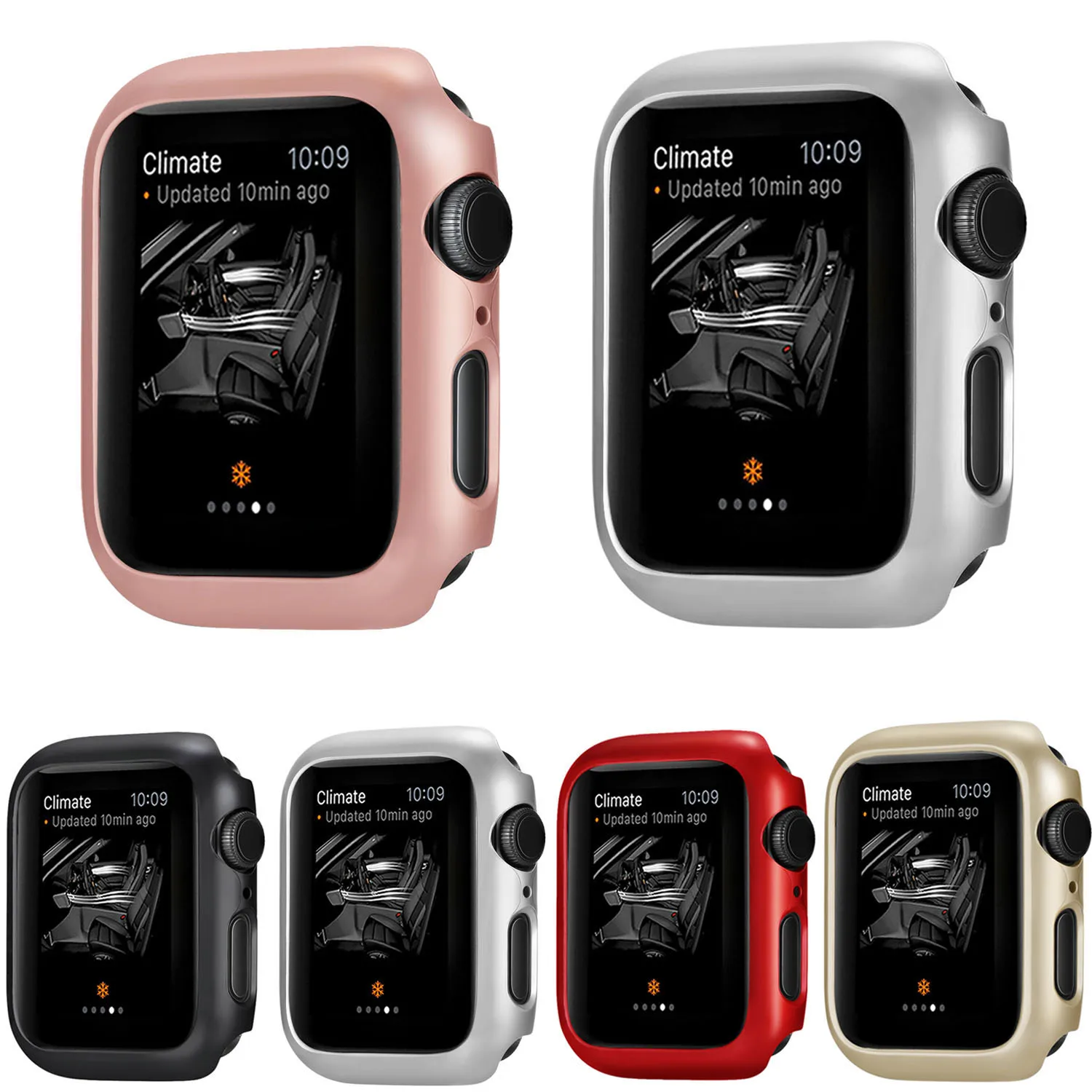 PC Slim Hard Case for Apple Watch Series 4 40MM 44MM Oil Plating Protective Cover Shell Frame for iWatch 4 Case Band
PC Slim Hard Case for Apple Watch Series 4 40MM 44MM Oil Plating Protective Cover Shell Frame for iWatch 4 Case Band