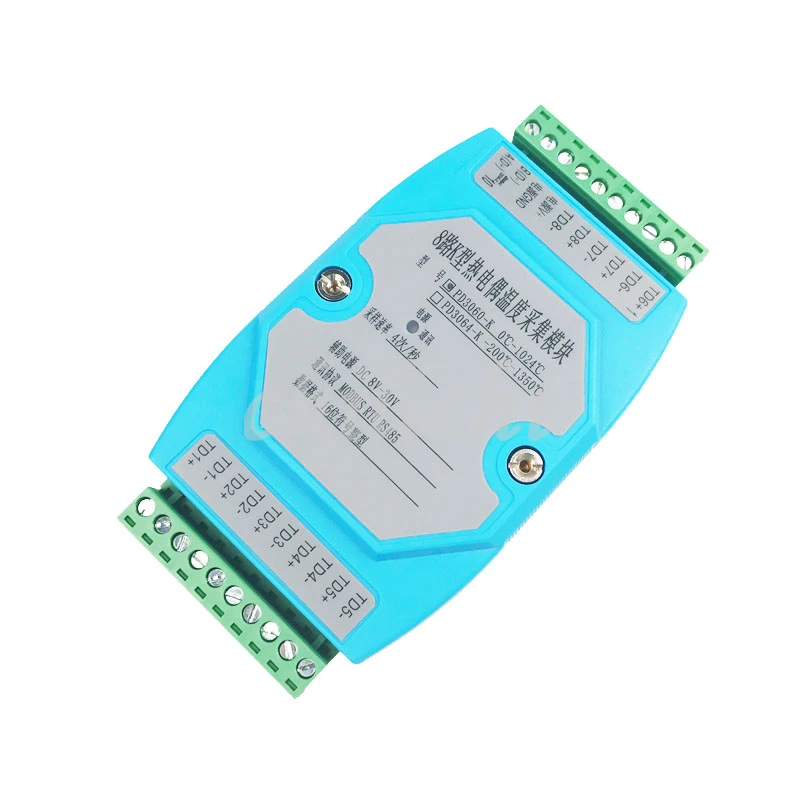 8 channel K-type thermocouple acquisition module RS485 MODBUS RTU protocol PD-3060/PD3064-K
8 channel K-type thermocouple acquisition module RS485 MODBUS RTU protocol PD-3060/PD3064-K