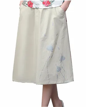 Shanghai Story Linen Skirt Spring Summer Skirts Chinese Style Knee Length Skirts Casual Skirt
Shanghai Story Linen Skirt Spring Summer Skirts Chinese Style Knee Length Skirts Casual Skirt