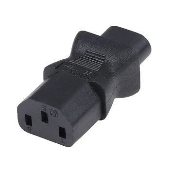 New C13-C8 Power Adapter IEC320 C13 To IEC320 C8 Connector Converter C8 Male To C8 Female PDU/UPS Chassis Server Conversion Plug
New C13-C8 Power Adapter IEC320 C13 To IEC320 C8 Connector Converter C8 Male To C8 Female PDU/UPS Chassis Server Conversion Plug