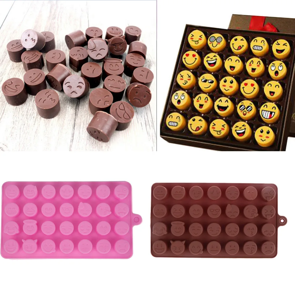 DIY Emoji Cake Chocolate Mold Cookies Ice Soap Silicone Mold Tray Baking Expression Ice Mold Baking Accessories
DIY Emoji Cake Chocolate Mold Cookies Ice Soap Silicone Mold Tray Baking Expression Ice Mold Baking Accessories