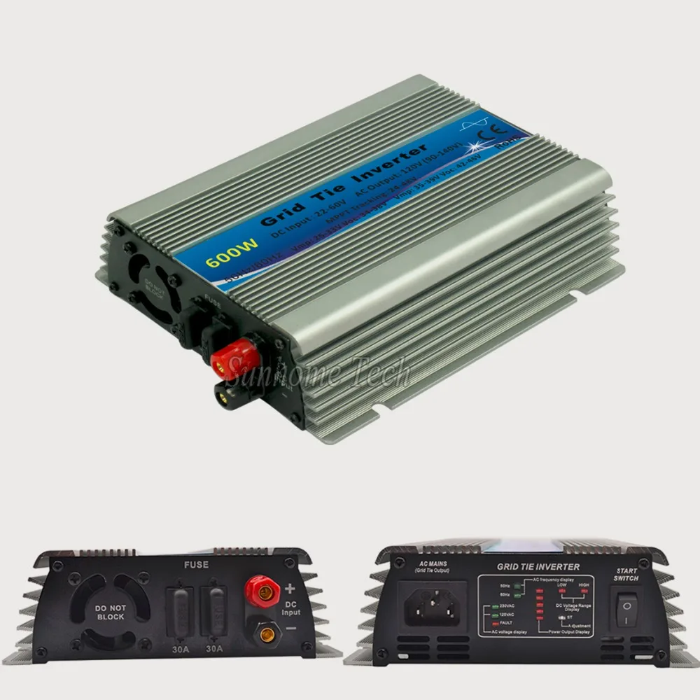 600W grid tie solar inverter,pure sine wave power inverter with mppt function,22-60V DC input,120/230V AC output,CE
600W grid tie solar inverter,pure sine wave power inverter with mppt function,22-60V DC input,120/230V AC output,CE