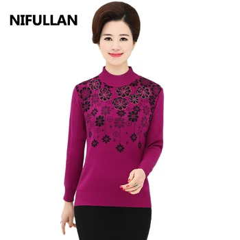 NIFULLAN Thick Warm Christmas Sweater Women Turtleneck Pullovers Pull Femme Long Sleeve Knitted Tops Winter Mother Velvet Jumper
NIFULLAN Thick Warm Christmas Sweater Women Turtleneck Pullovers Pull Femme Long Sleeve Knitted Tops Winter Mother Velvet Jumper