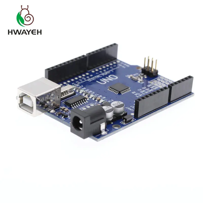 HWAYEH высокое качество один Комплект UNO R3 CH340G + MEGA328P Чип 16 МГц для Arduino макетная плата