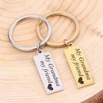 Engraved My Grandma My Friend Key Chain To Grandma For Mother's Day Women Jewelry Key Fob Fashion 3 Colors Choose Key Pendant
Engraved My Grandma My Friend Key Chain To Grandma For Mother's Day Women Jewelry Key Fob Fashion 3 Colors Choose Key Pendant