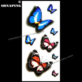 SHNAPIGN 3D Temporary Tattoo Body Art Flash Tattoo Sticker 19*9cm Waterproof Car Styling Decor Wall Sticker Blue Red Butterfly
SHNAPIGN 3D Temporary Tattoo Body Art Flash Tattoo Sticker 19*9cm Waterproof Car Styling Decor Wall Sticker Blue Red Butterfly