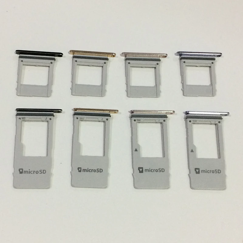 

10Set/lot Original Micro SD Memory Card Tray Single Sim Card Slot Holder Adapter For Samsung A530 A8 2018 Replacement Parts