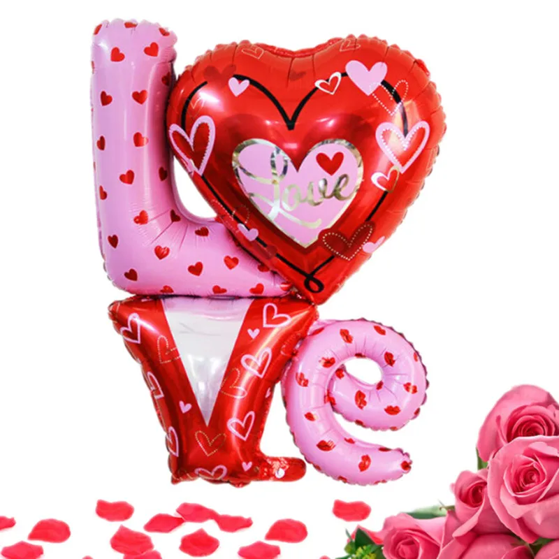 1pc 81*91cm Love Letter balloons Large size link love Foil Balloons Wedding Party Room Decoration Valentines Days Supplies
1pc 81*91cm Love Letter balloons Large size link love Foil Balloons Wedding Party Room Decoration Valentines Days Supplies