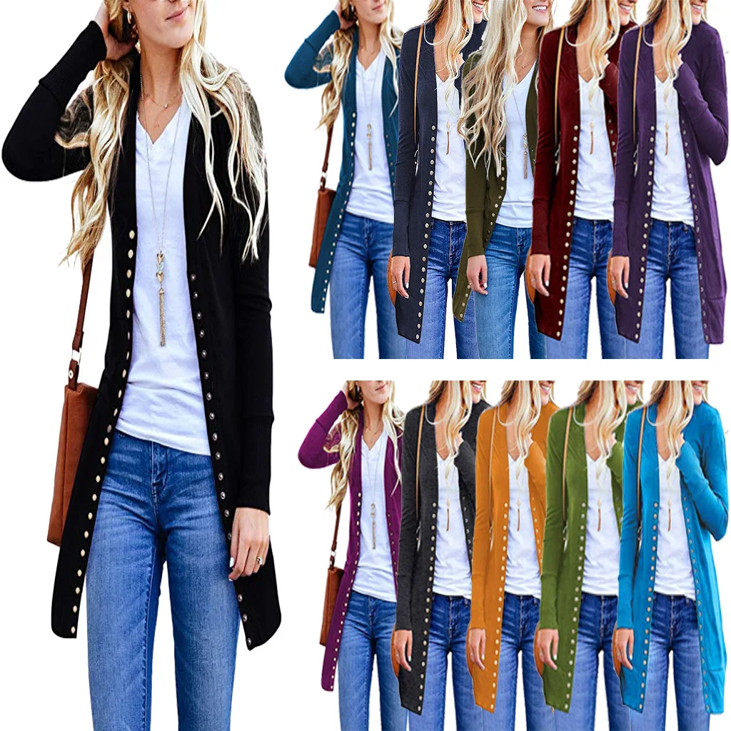 2019 spring and summer Europe and large size ladies fashion long button solid color cardigan coat long coat windbreaker women
2019 spring and summer Europe and large size ladies fashion long button solid color cardigan coat long coat windbreaker women
