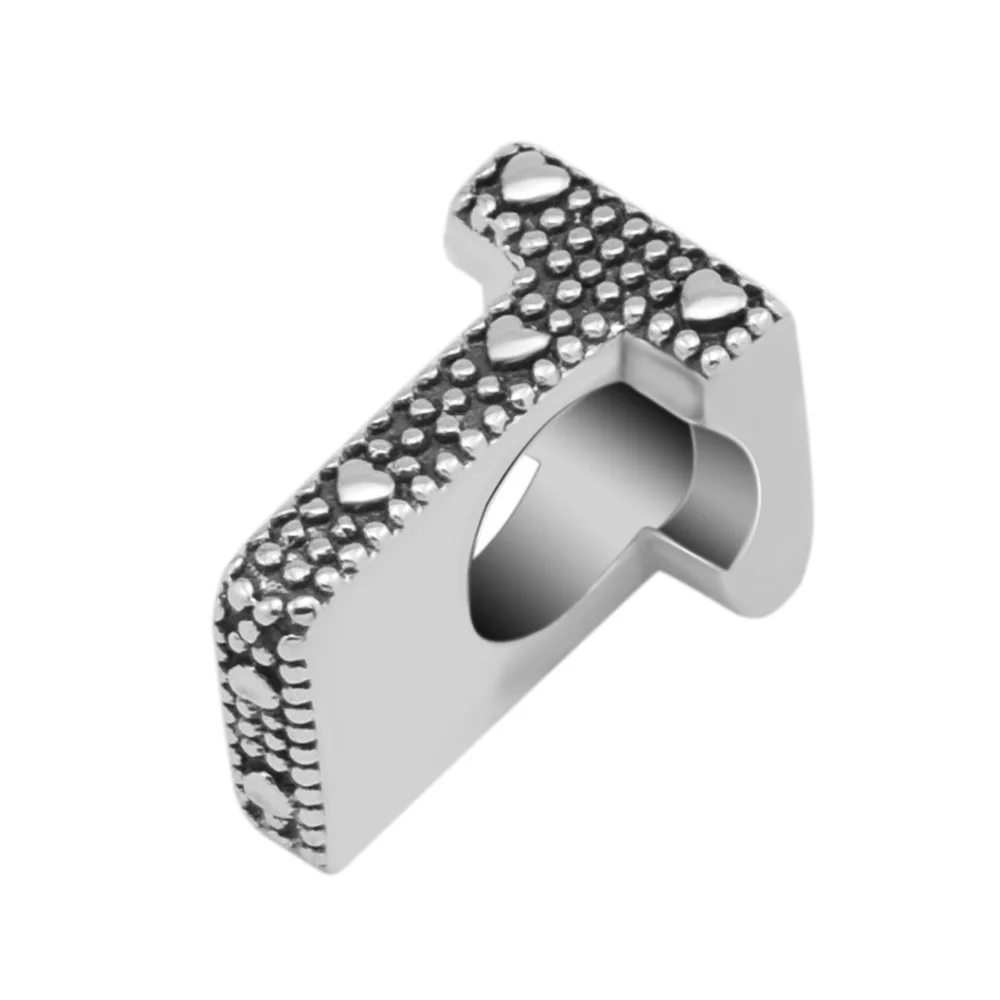 Fits For CKK Charms Bracelets Letter T Beads 100% 925 Sterling-Silver-Jewelry Free Shipping
Fits For CKK Charms Bracelets Letter T Beads 100% 925 Sterling-Silver-Jewelry Free Shipping
