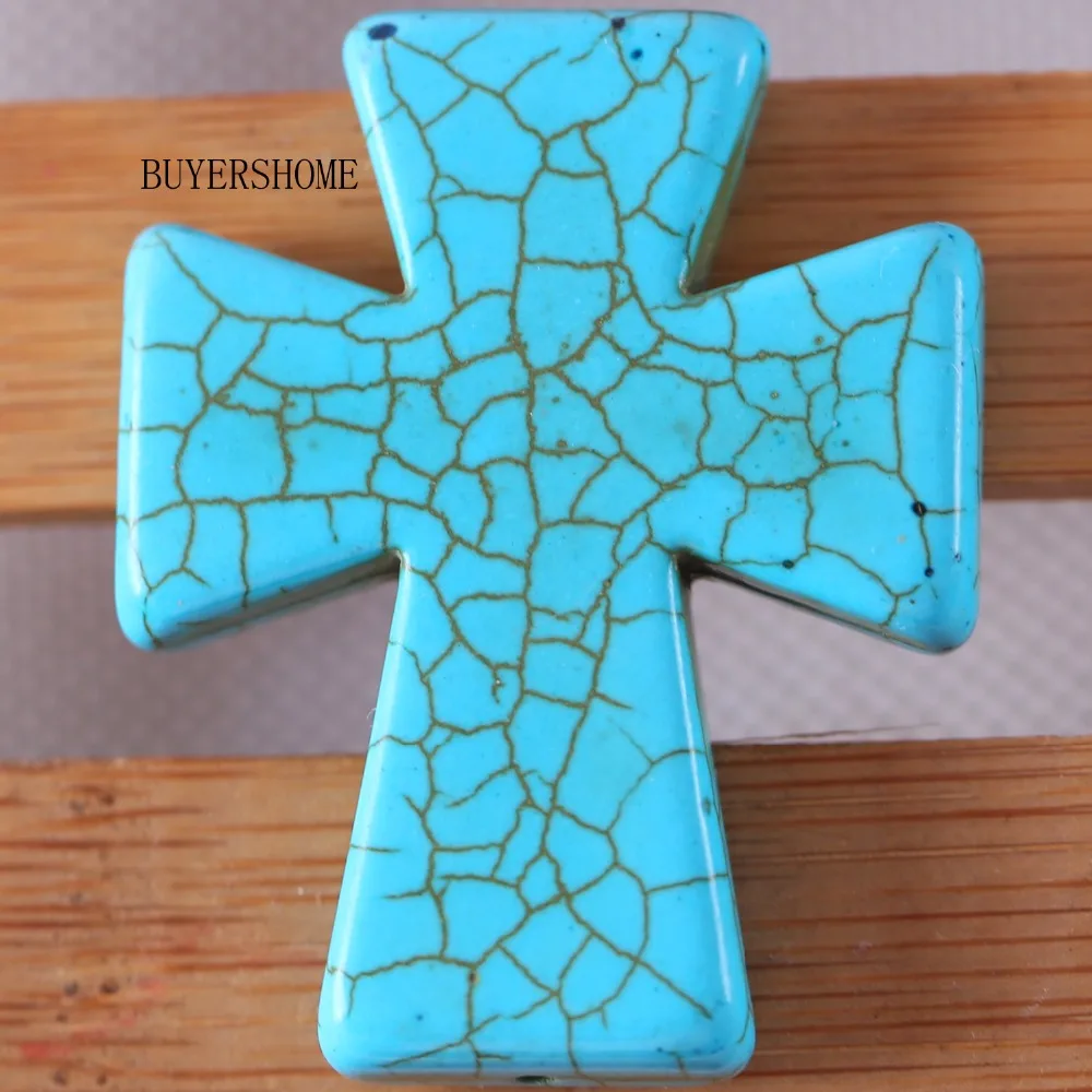 Free Shipping Fashion Jewelry Natural Stone Bead 50x40MM Blue Cross Howlite Pendant 1Pcs K035
Free Shipping Fashion Jewelry Natural Stone Bead 50x40MM Blue Cross Howlite Pendant 1Pcs K035