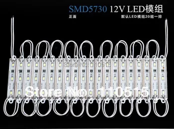 LED Modules DC12V Waterproof module 5730 Cool white IP65 Billboard dedicated light-emitting module 100pcs
LED Modules DC12V Waterproof module 5730 Cool white IP65 Billboard dedicated light-emitting module 100pcs