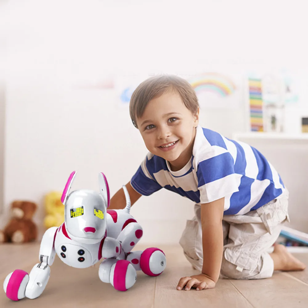 Wireless Remote Control Smart Robot Dog Kids Toy DIMEI 9007A 2.4 Intelligent Talking Robot Dog Toy Electronic Pet Birthday Gift
Wireless Remote Control Smart Robot Dog Kids Toy DIMEI 9007A 2.4 Intelligent Talking Robot Dog Toy Electronic Pet Birthday Gift