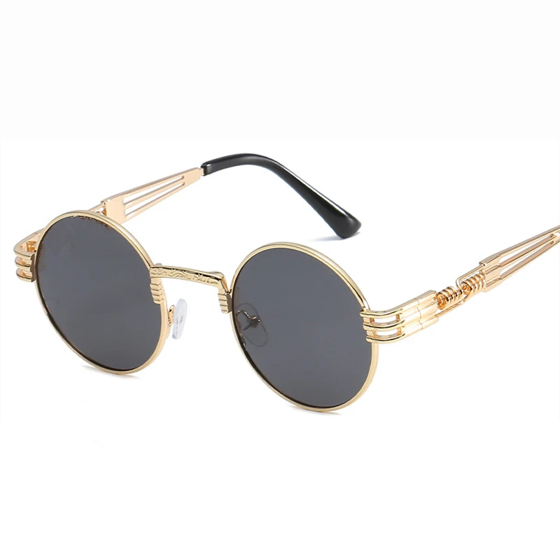 2018 new European American fashion trend spring leg round frame sunglasses HD polarized men women anti UV metal sun glasses OEM
2018 new European American fashion trend spring leg round frame sunglasses HD polarized men women anti UV metal sun glasses OEM