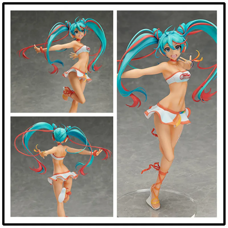 1/8 scale painted anime action Hatsune Miku figure 23cm Racing version bikini miku model figures toy gift collection
1/8 scale painted anime action Hatsune Miku figure 23cm Racing version bikini miku model figures toy gift collection
