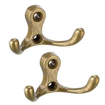 Uxcell 2pcs 4pcs Retro Double Hooks Dual Prong Coat Hook Wall Mounted Utility Hook for Coat Scarf Bag Towel Key Antique Bronze
Uxcell 2pcs 4pcs Retro Double Hooks Dual Prong Coat Hook Wall Mounted Utility Hook for Coat Scarf Bag Towel Key Antique Bronze
