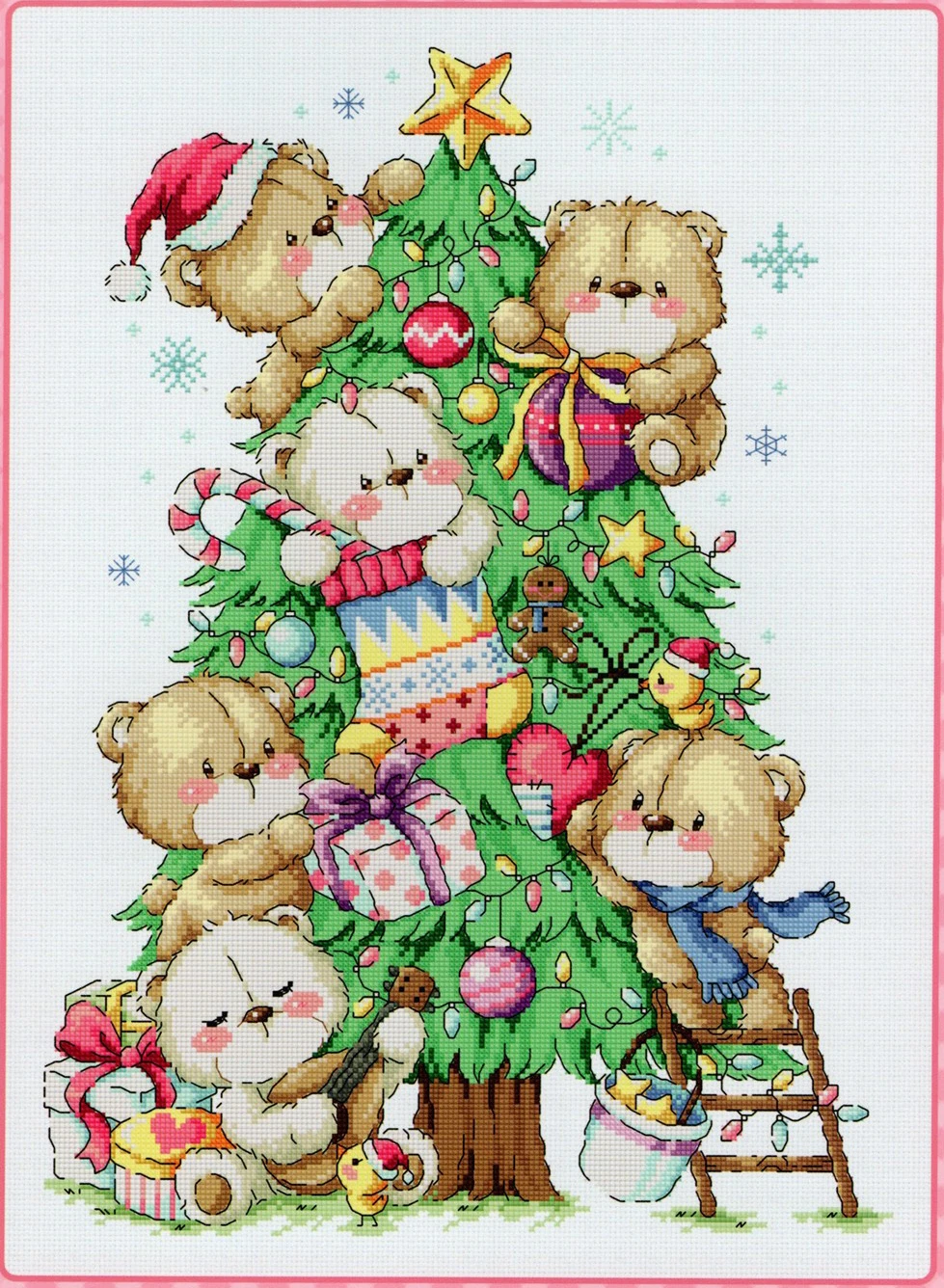 Needlework 14CT 16CT 18CT Cross Stitch, DIY Count Cross Stitch, Embroidery Set, Christmas tree bear
Needlework 14CT 16CT 18CT Cross Stitch, DIY Count Cross Stitch, Embroidery Set, Christmas tree bear