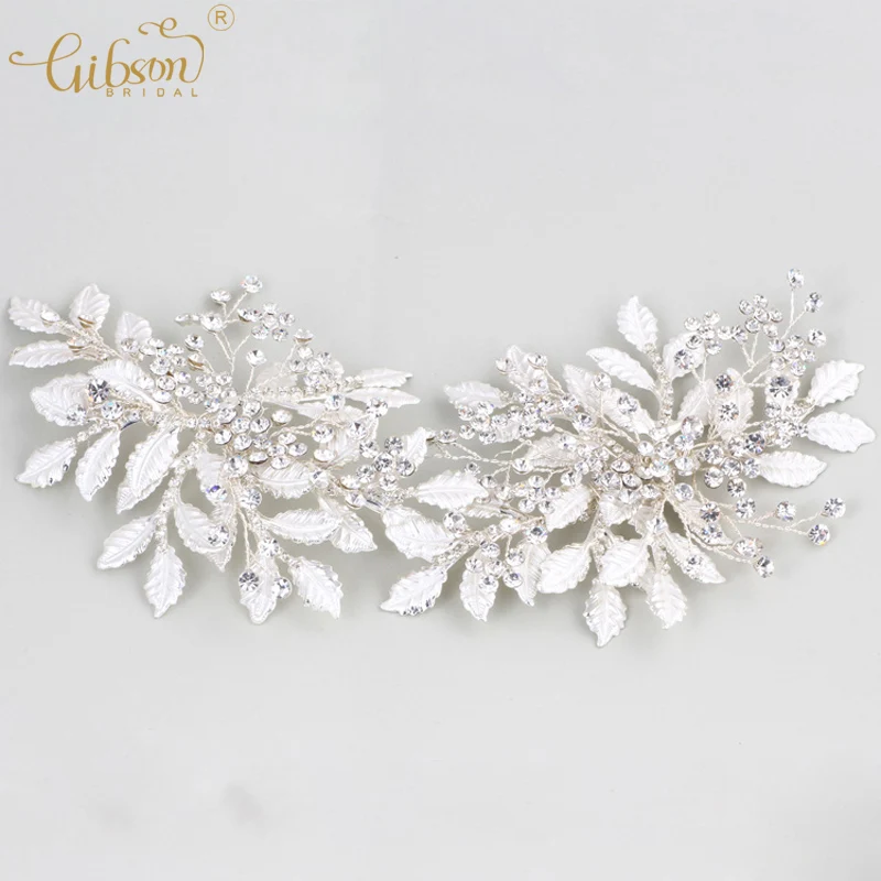 Glinting Bridal Headpiece Rhinestone Silver Leaf Wedding Headband Hair Vine Wedding Photography Hair Accessories
Glinting Bridal Headpiece Rhinestone Silver Leaf Wedding Headband Hair Vine Wedding Photography Hair Accessories