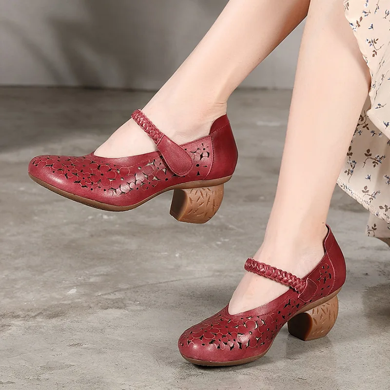 Women Leather Pumps 6 Cm High Heels Emboridery Autumn Pumps Ladies Shoes 2019 Handmade Genuine Leather Women Mary Jane Pumps
Women Leather Pumps 6 Cm High Heels Emboridery Autumn Pumps Ladies Shoes 2019 Handmade Genuine Leather Women Mary Jane Pumps