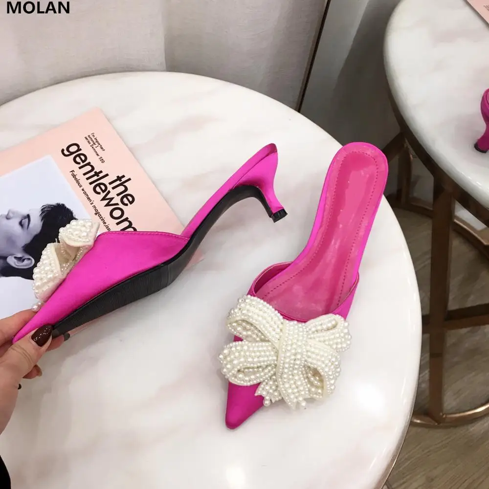 MOLAN Brand Designer 2019 Summer Luxury Peral Crystal Med Kitten Heels Woman Shoes Pumps Slip On Loafers Mules Flip Flops Casual
MOLAN Brand Designer 2019 Summer Luxury Peral Crystal Med Kitten Heels Woman Shoes Pumps Slip On Loafers Mules Flip Flops Casual