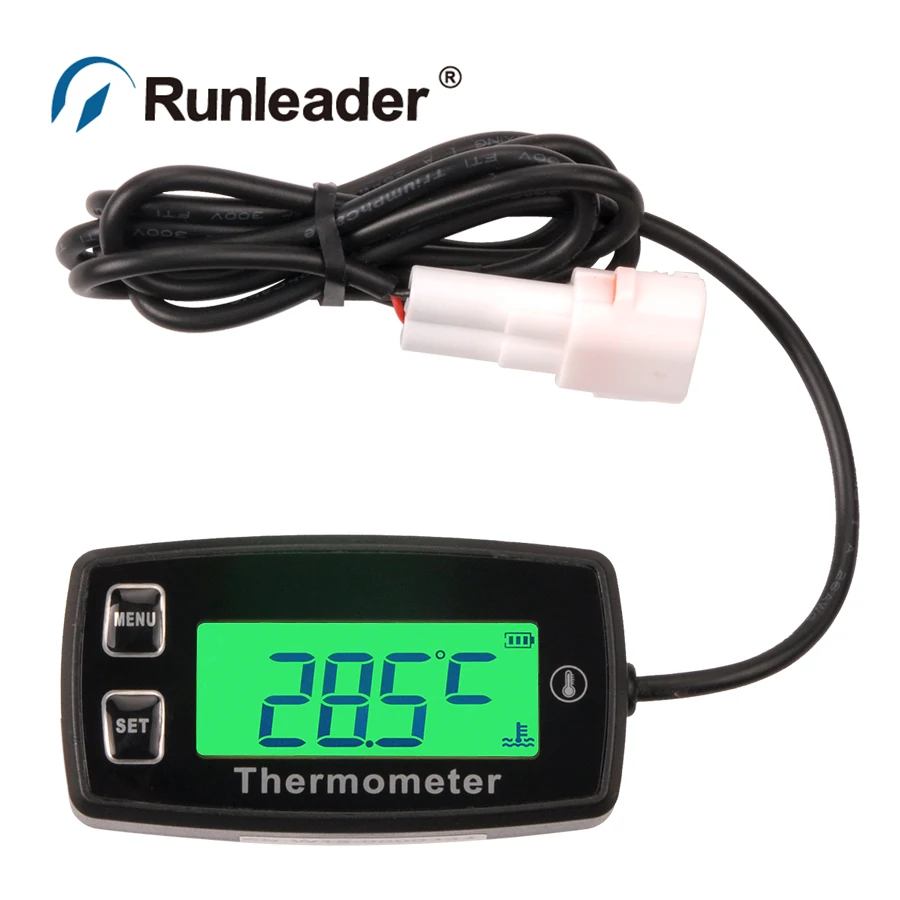 Celsius temperature thermometer with temp sensor backlit display for dirtbike motocycle snowmobile marine boat waterproof
Celsius temperature thermometer with temp sensor backlit display for dirtbike motocycle snowmobile marine boat waterproof