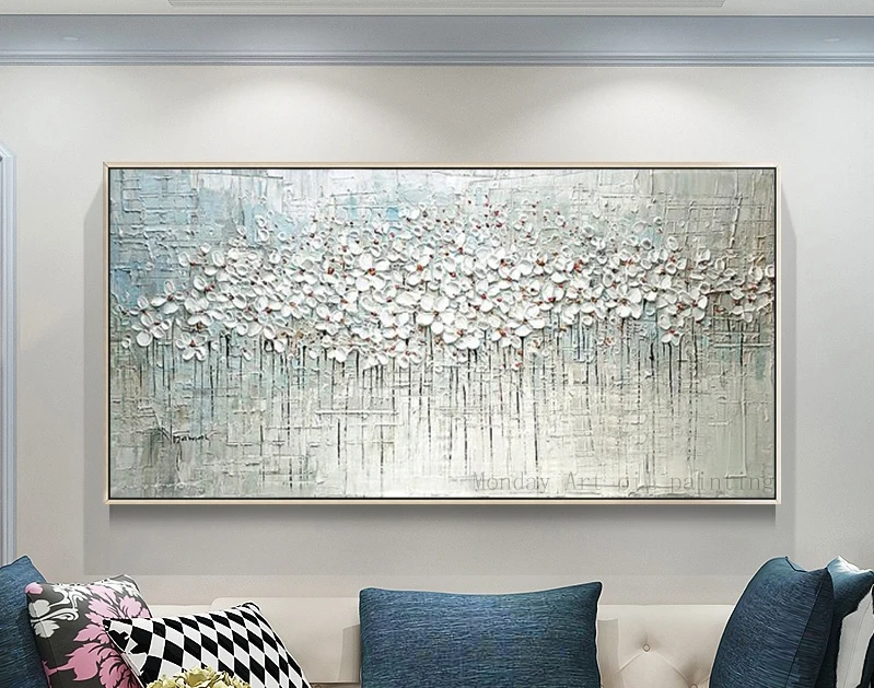 Professional aritist 100% Handpainted Oil Painting on Canvas Handmade modern knife flower oil Painting Wall Art For Living Room
Professional aritist 100% Handpainted Oil Painting on Canvas Handmade modern knife flower oil Painting Wall Art For Living Room