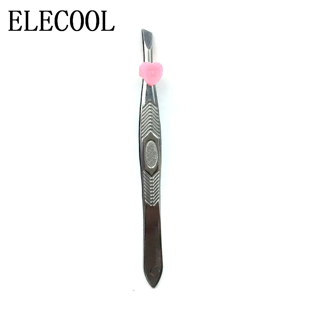 ELECOOL 1Pcs Angled Slanted Eyebrow Tweezer Stainless Steel Face Hair Removal Clip Cosmetic Beauty Makeup tool
ELECOOL 1Pcs Angled Slanted Eyebrow Tweezer Stainless Steel Face Hair Removal Clip Cosmetic Beauty Makeup tool