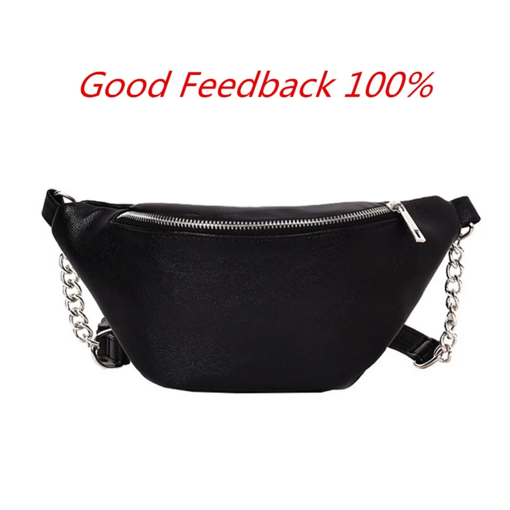 Women leather Waist Belt Bag Fanny Pack Purse Chest Purse Pouch Casual Travel Women'S Waist Bag Black White Chain Bum Bag
Women leather Waist Belt Bag Fanny Pack Purse Chest Purse Pouch Casual Travel Women'S Waist Bag Black White Chain Bum Bag