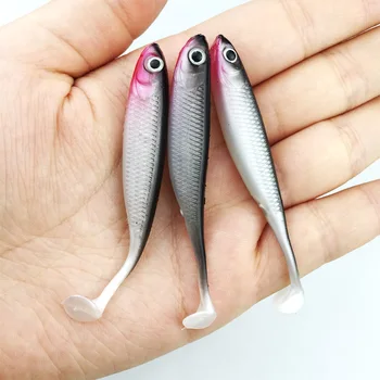 8pcs/lot Jig Head Soft Lure 2.6g 6.8cm Fishing Shad Worm Bait Soft Lure Fly Fishing Bait Fishing Lures
8pcs/lot Jig Head Soft Lure 2.6g 6.8cm Fishing Shad Worm Bait Soft Lure Fly Fishing Bait Fishing Lures